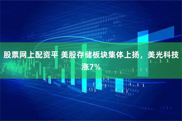 股票网上配资平 美股存储板块集体上扬，美光科技涨7%